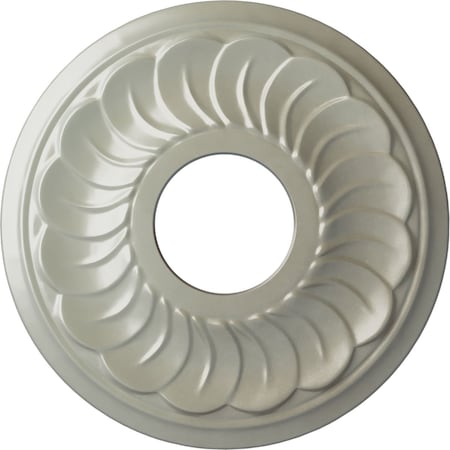 Ekena Millwork Blackthorne Ceiling Medallion (Fits Canopies up to 4 7/8"), 11 3/4"OD x 3 5/8"ID x 1"P, Flash Copper CM11BLFCS